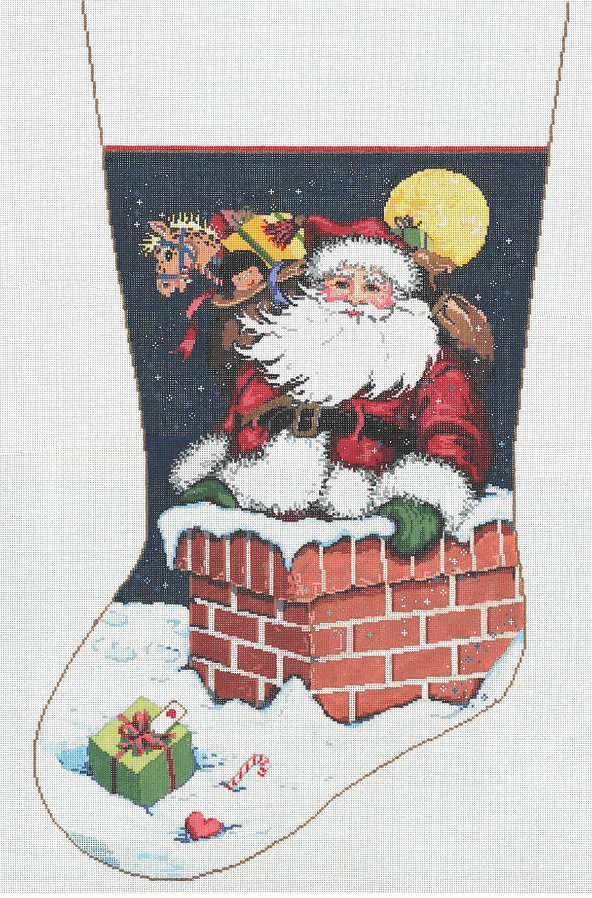 Snow Flurries Stocking