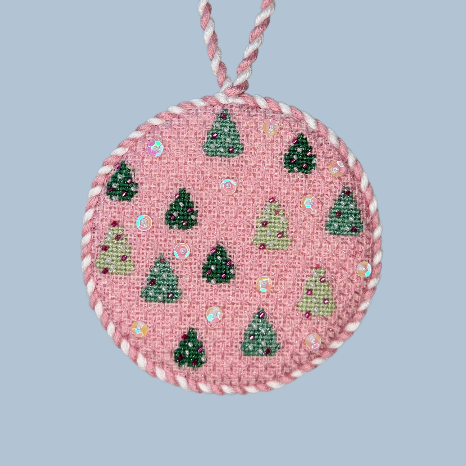 Pink Trees Round