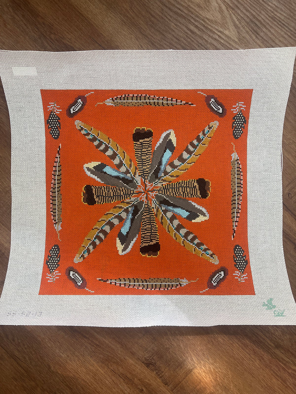 Game Bird Feathers Pillow