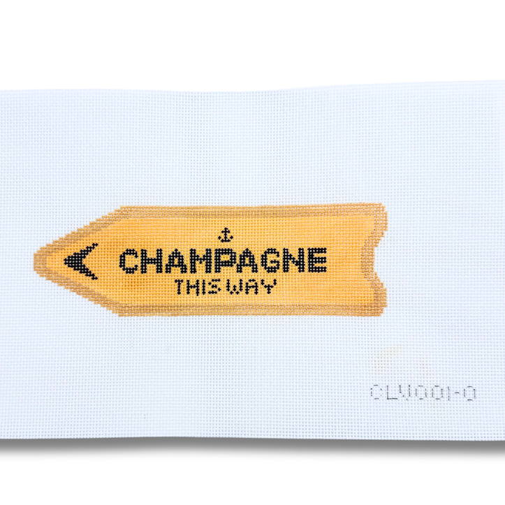 Champagne This Way Orange