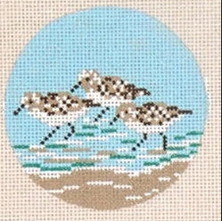 Sanderpiper Trio Ornament