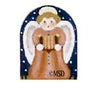 Nativity Thimble Rust Angel