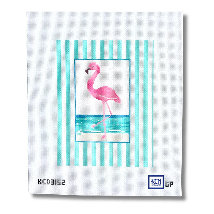 Fancy Flamingo Printed Canvas