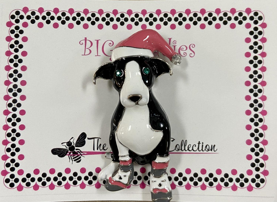 Big Buddies - Dog with Christmas Hat