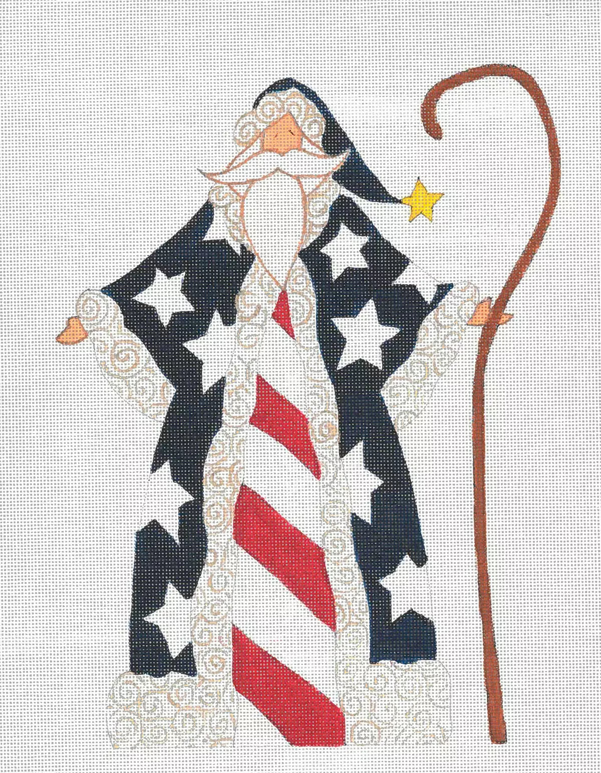 The USA Flag Santa