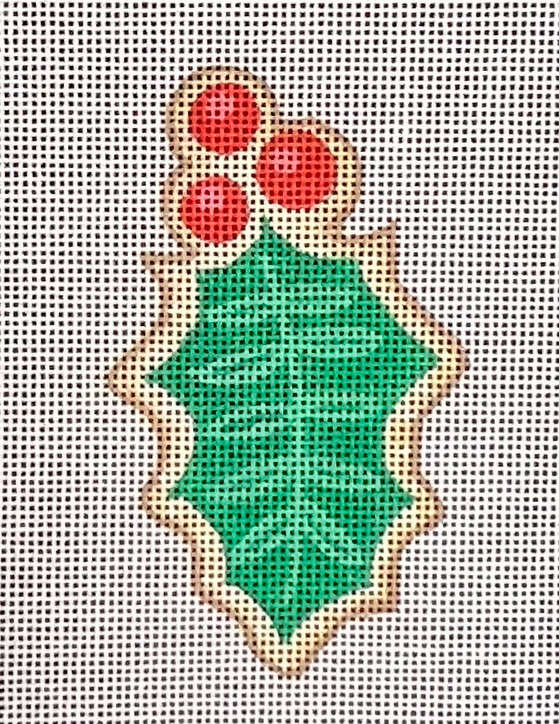 Cheryl Huckaby:CH-1072 (Christmas Cookie - Holly Leaf)
