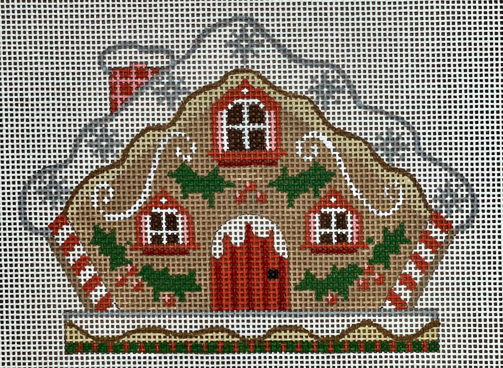 Cheryl Huckaby:CH-1095 (Gingerbread House 6 - stitchguide available)