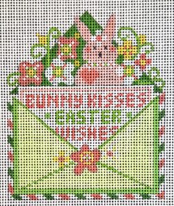 Bunny Kisses Easter Wishes Letter