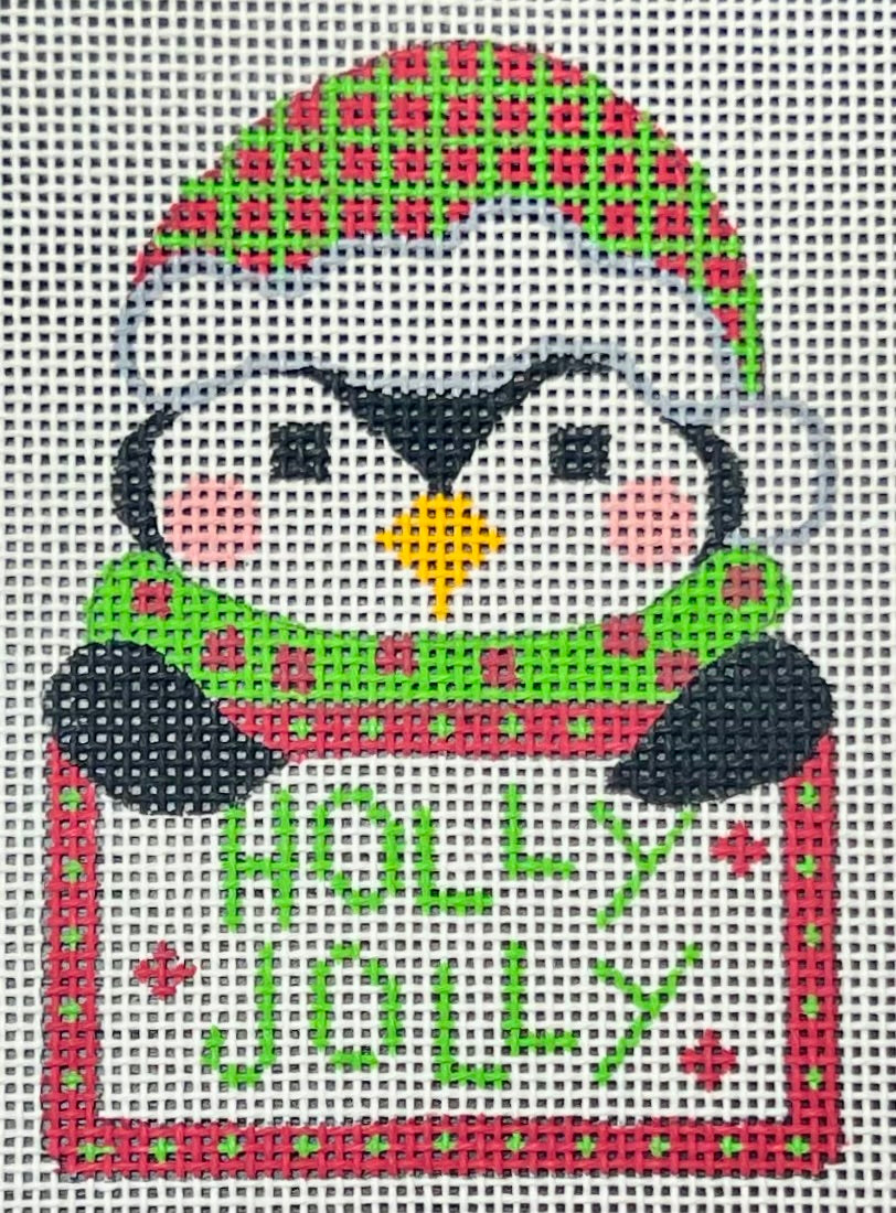 Cheryl Huckaby:CH-1414 (Penguin Tag - Holly Jolly)
