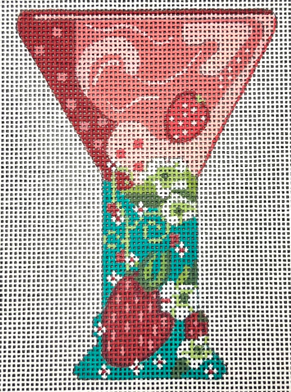Cheryl Huckaby:CH-1693 (Cocktail Scissors Case - Strawberry Daiquiri - stitchguide available)