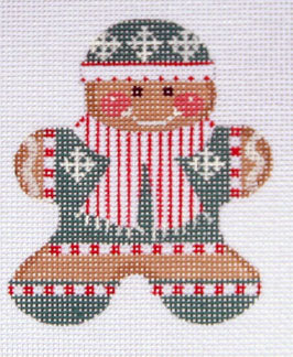 Cheryl Huckaby:CH-48 (Gingerbread Boy 3 - stitchguide available)