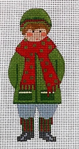 Cheryl Huckaby:CH-622 (Victorian Christmas Boy - stitchguide available)