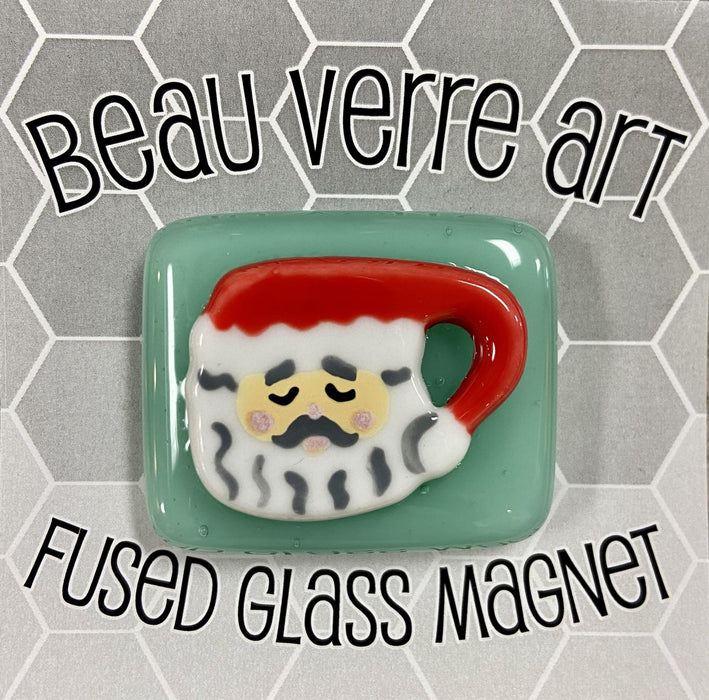 Christmas Fused Mug Glass Needle Minder
