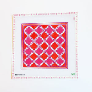 Pink and Orange Mosaic Tile