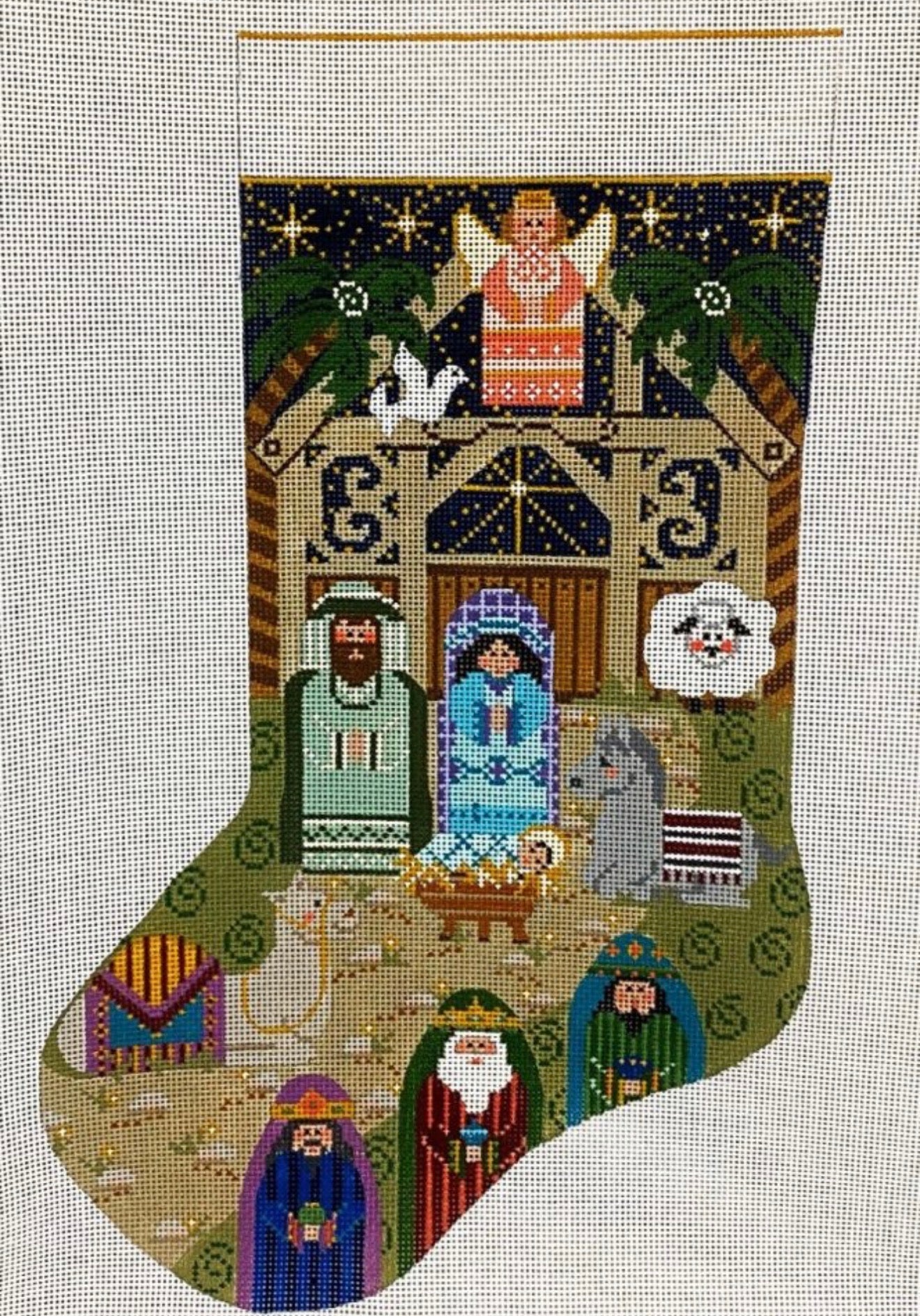 Cheryl Huckaby:CH-630 (Nativity Stocking)