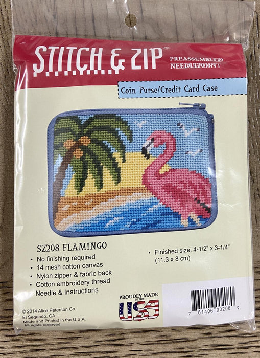 Flamingo Coin Purse/Credit Card Case