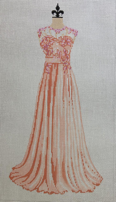 Formal Evening Gown - Peach