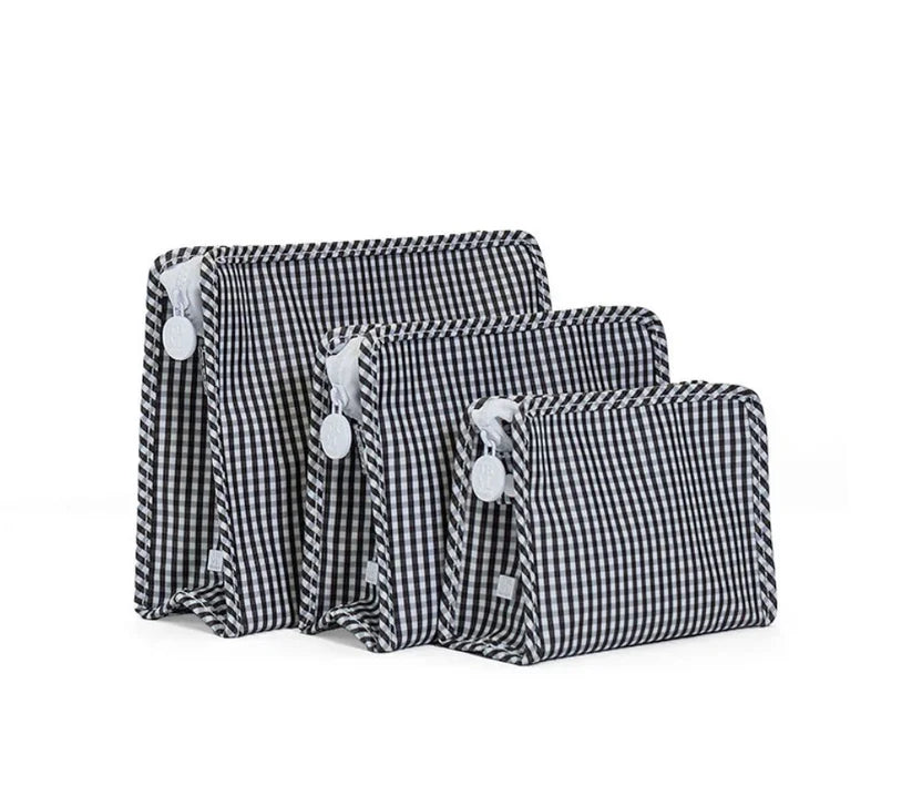 Small Customizable TRVL Gingham Roadie