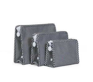 Large Customizable TRVL Gingham Roadie