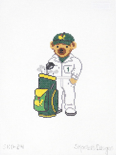 Golf Caddie Bear