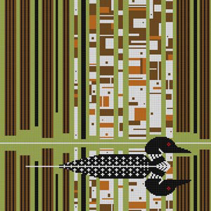 Charley Harper Loonscape