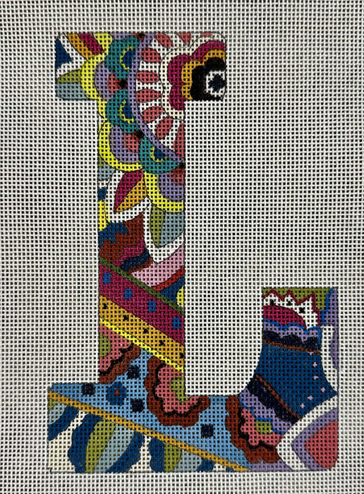 Floral Letter - L