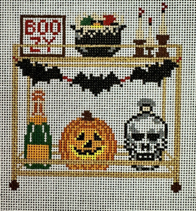 Halloween Bar Cart