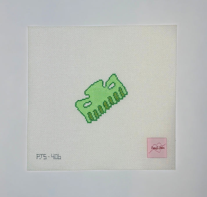 Mini Hair Clip, Green PJS-406