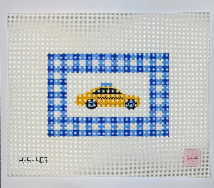 Blue Gingham Taxi PJS-407