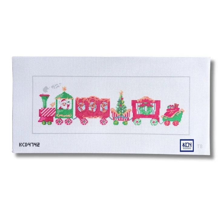 Train Bolster Printed Canvas