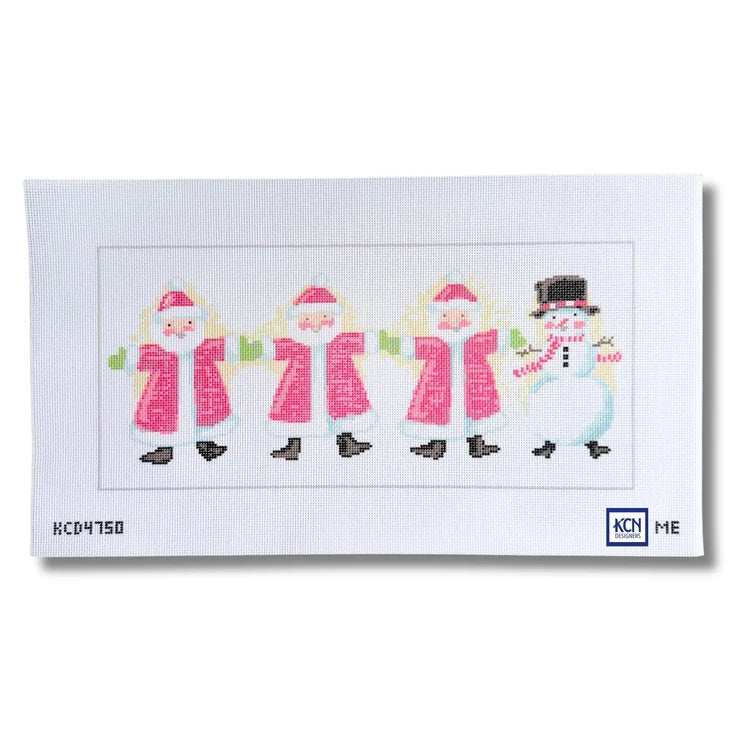 Santa and Snowman Bolster