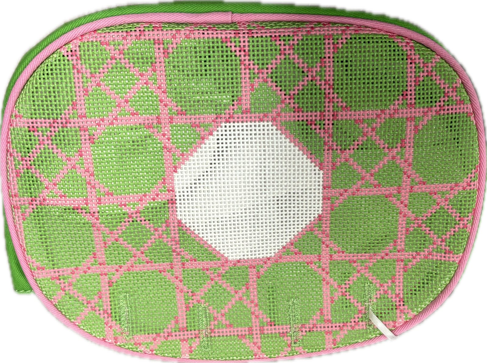 Bermuda Bag Cover ONLY - Pink & Green Caning