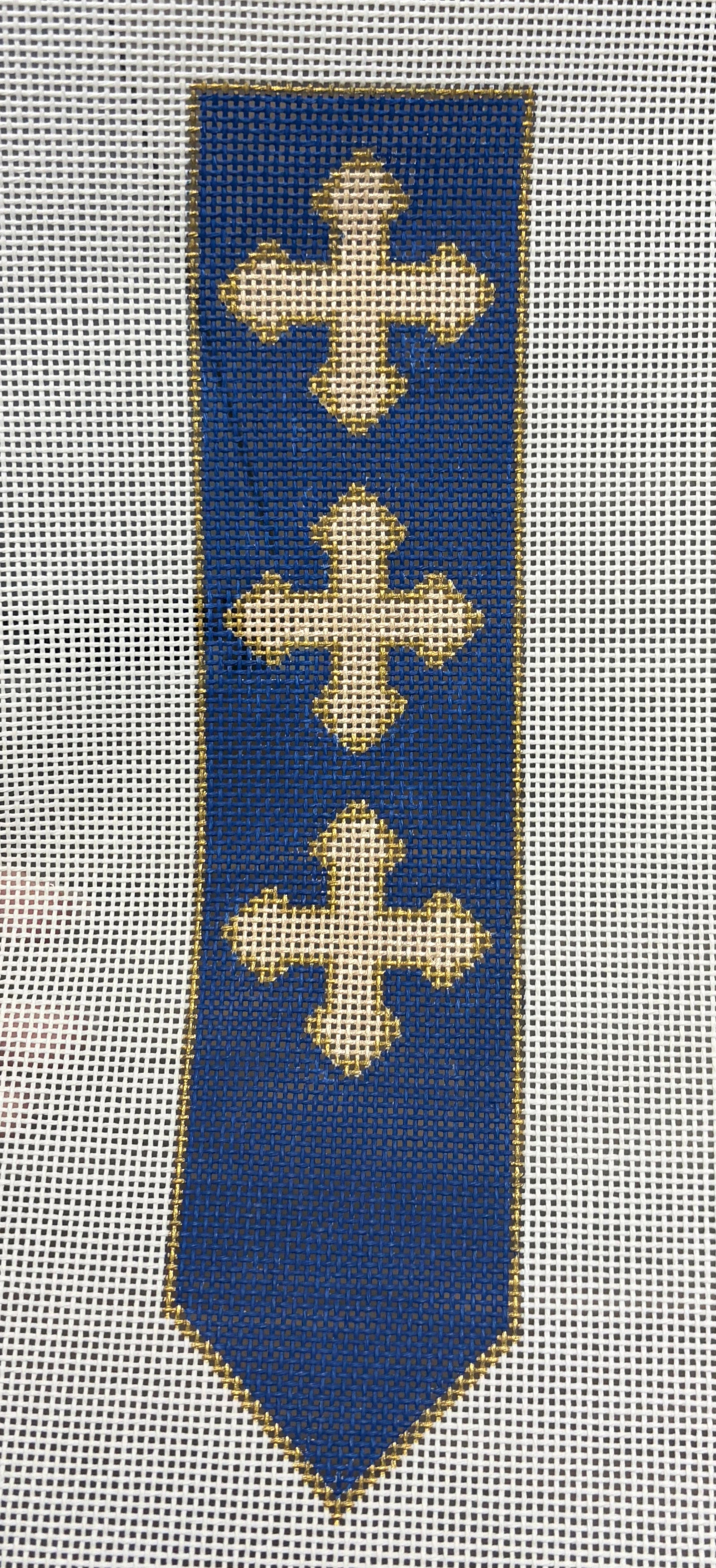 Blue Cross Bookmark