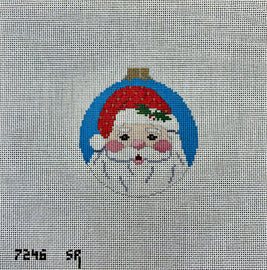 Sold out Santa Face, 3.25" Round