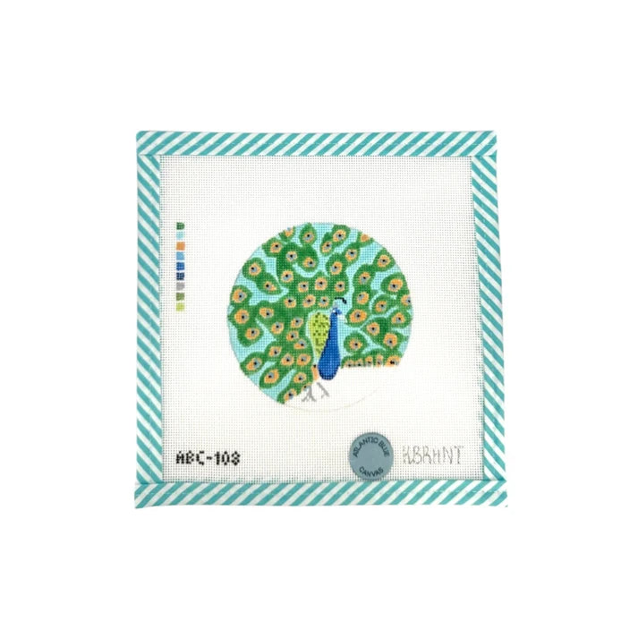Atlantic Blue Peacock Round