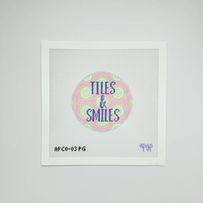 PREORDER: APCO03PG - Tiles and Smiles Pink and Green