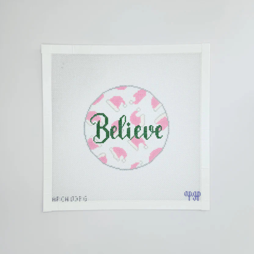 PREORDER: APCH03PG - "Believe" Santa Hats Pink