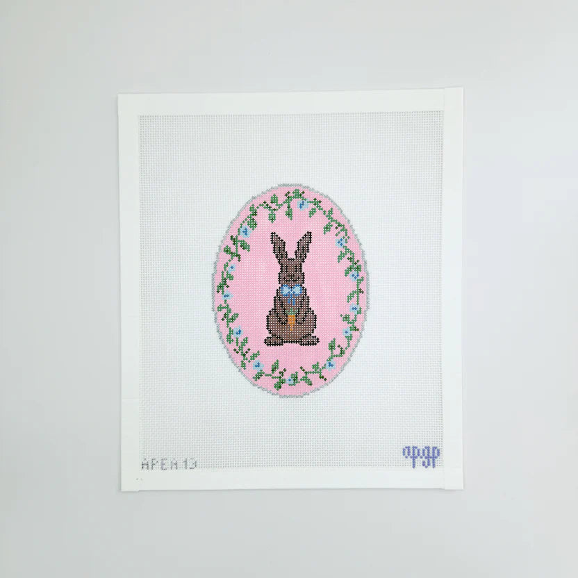 PREORDER: APEA13 - Pink Chocolate Bunny Oval