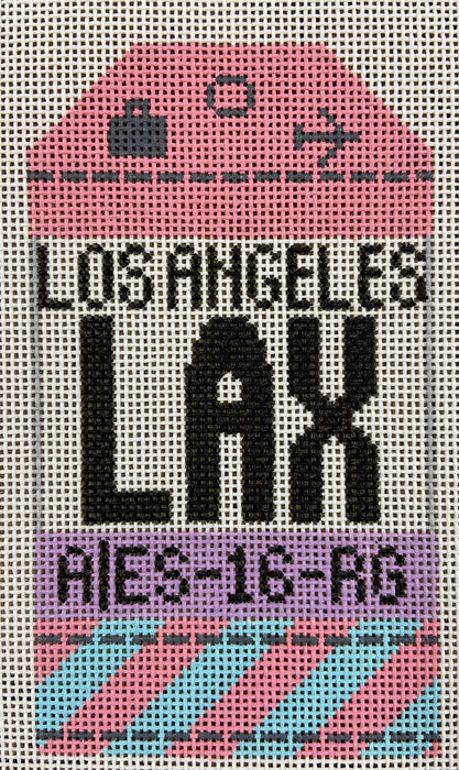 Los Angeles Retro Travel Tag