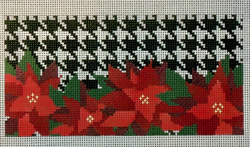 Houndstooth Poinsettia Clutch Insert