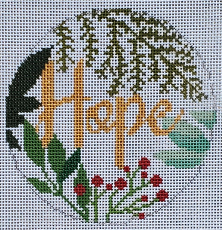 Hope Ornament White/Gold