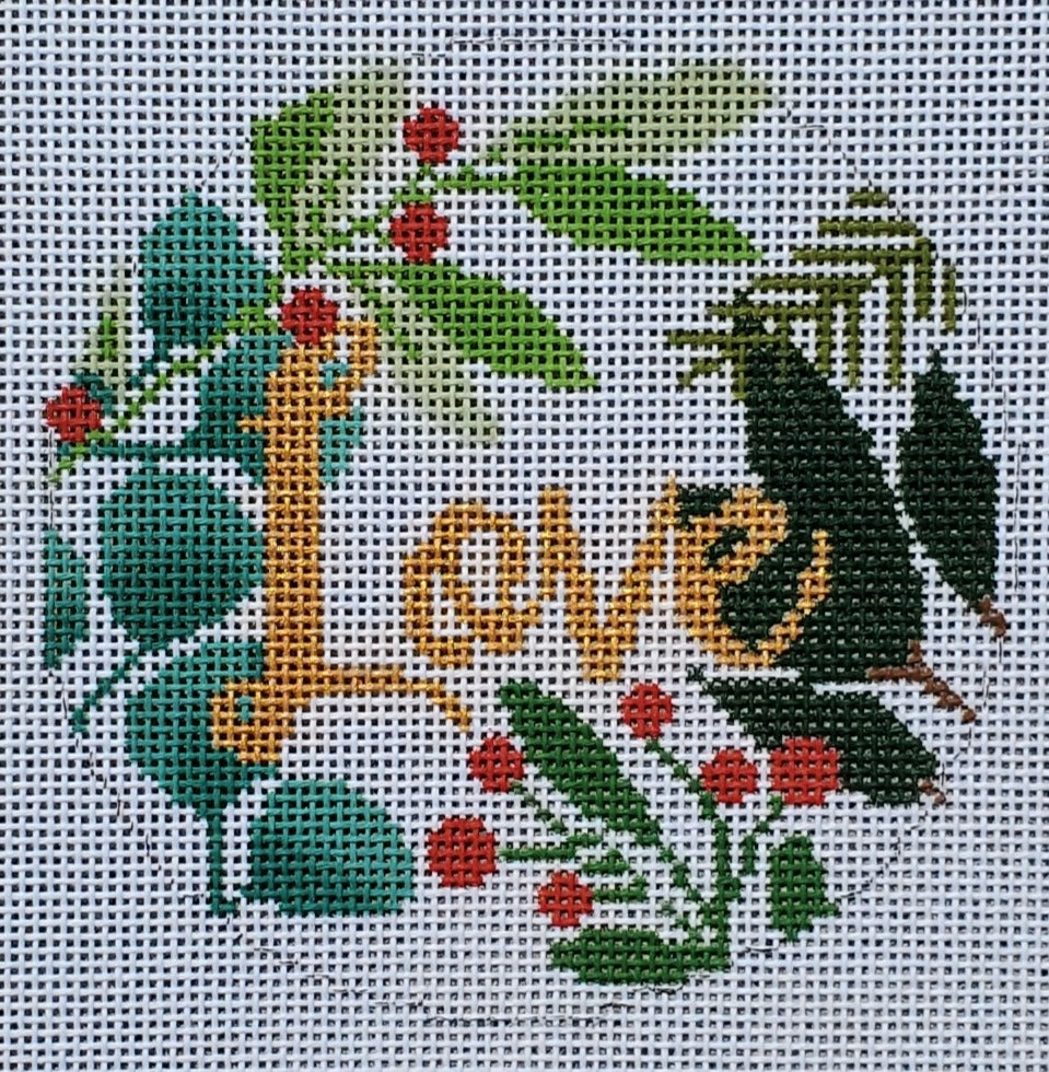Love Ornament White/Gold