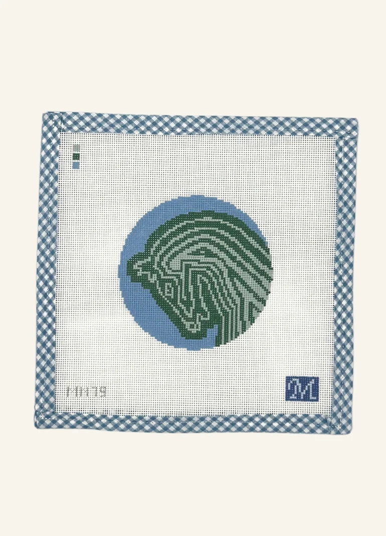 Faubourg Horse Round - Green