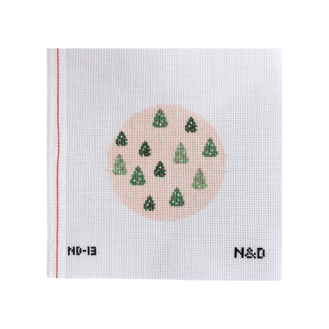 Pink Trees Round