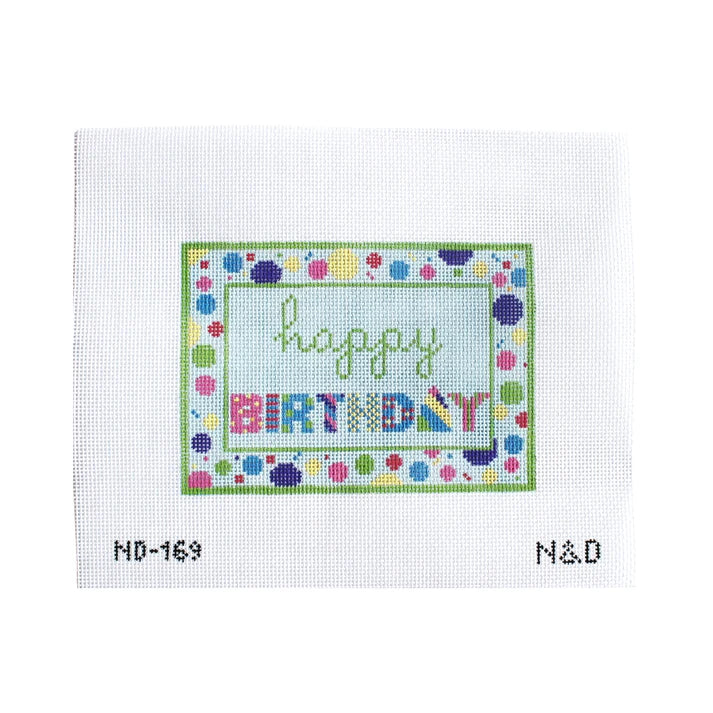 Hapy Birthday Sign - Patterned Letters