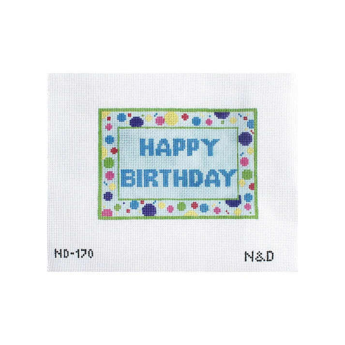 Happy Birthday Sign - Simple Letters