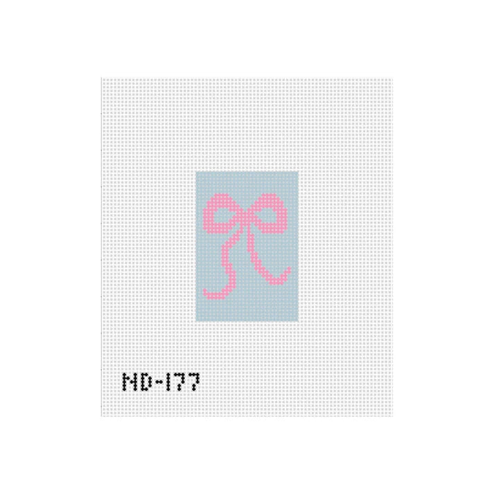 Blue and Pink Bow Insert