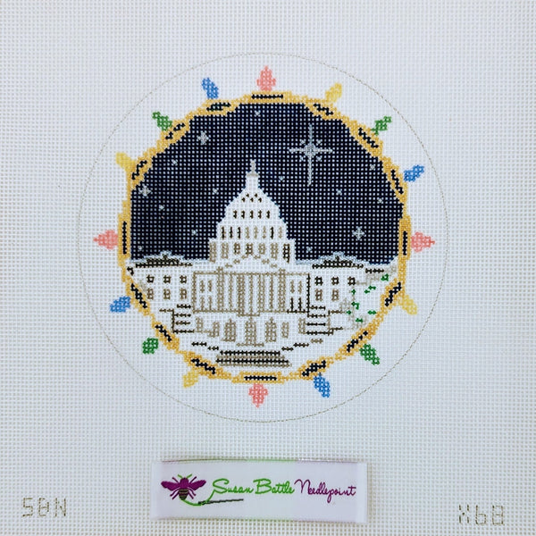 Capitol w. Night Sky & Lights