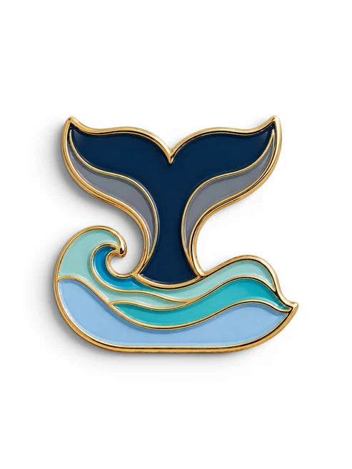 Emerald Coast Whales Tail Needleminder