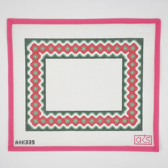 4x6 Ric Rac Picture Frame - Christmas